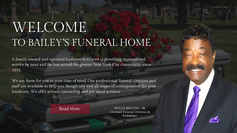 funeral home near me Bailey's Funeral Home