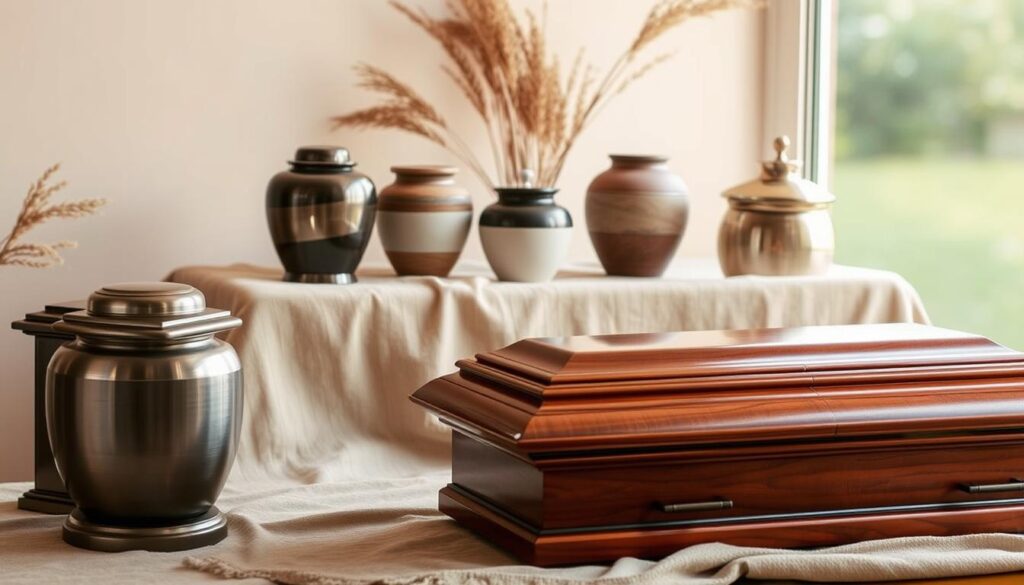 material selection for caskets and urns